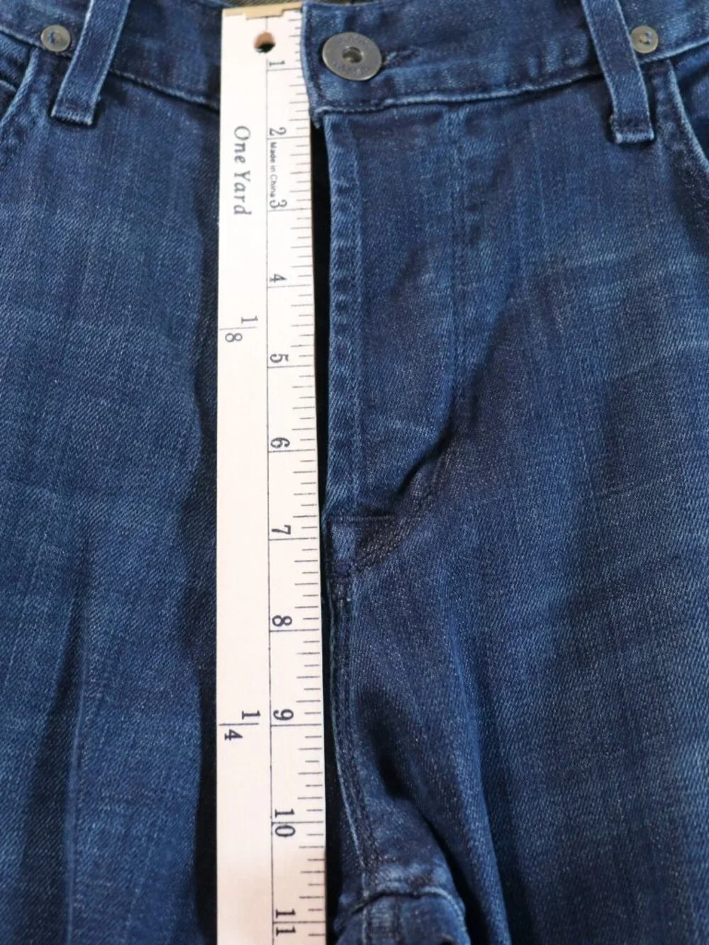 VTG Hudson Clifton Jeans Made in Los Angelos USA | Raw Indigo Denim 34 x 36 Tall - Picture 14 of 16